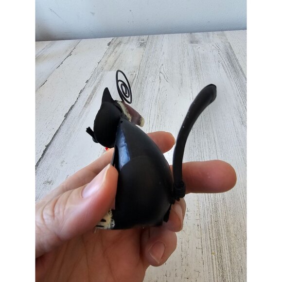 Vintage cat fishbone metal decor ornament set‎ Xmas tree - Picture 6 of 11